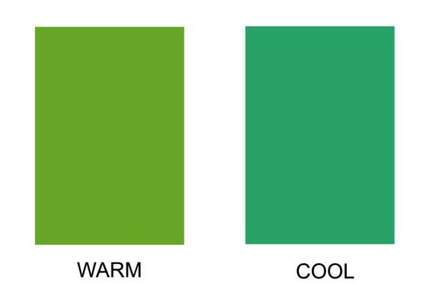 Groen warm en koel